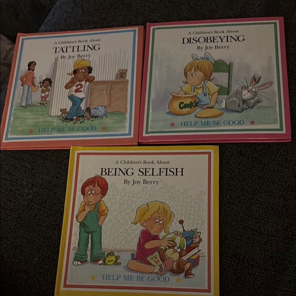 Kids Book Set - Tattling, Disobeying, Being Selfish